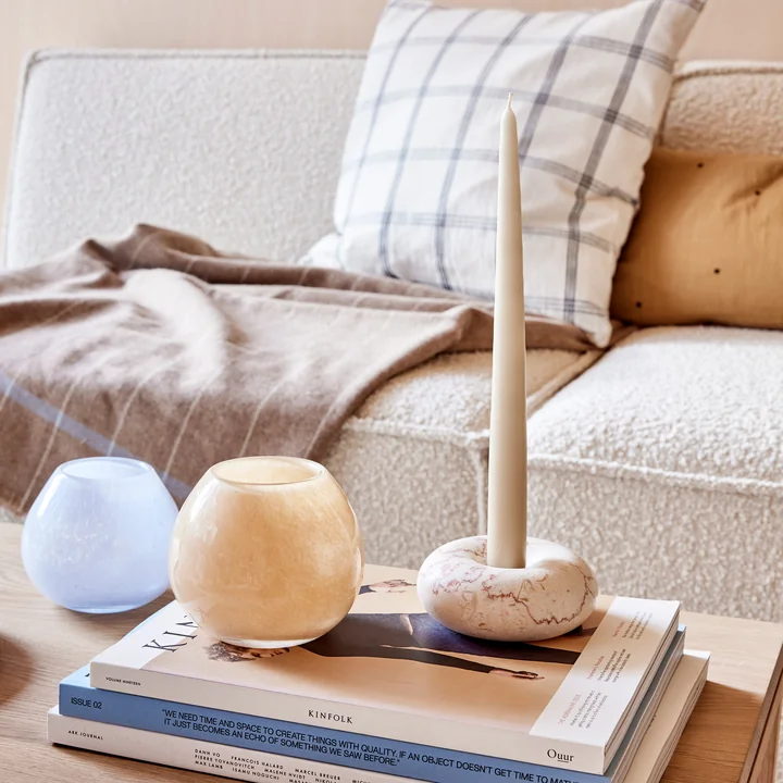 Savi Marble candlestick from OYOY