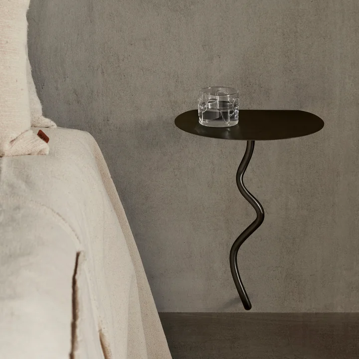 Ferm Living - Curvature Wall table, brass black