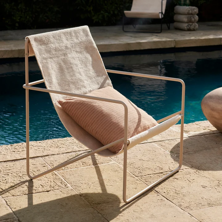 Desert Lounge Chair, cashmere / cloud from Ferm Living