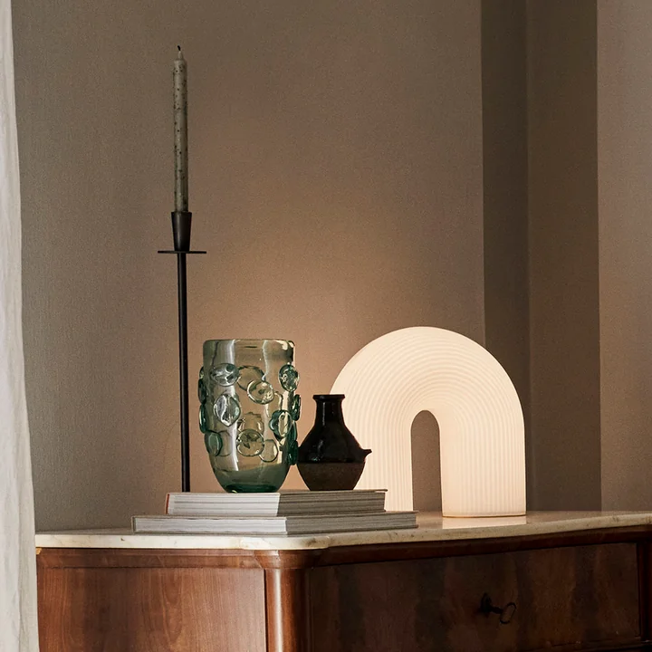 Ferm Living - Lump Vase, H 25 cm x Ø 17 cm, clear (recycled)