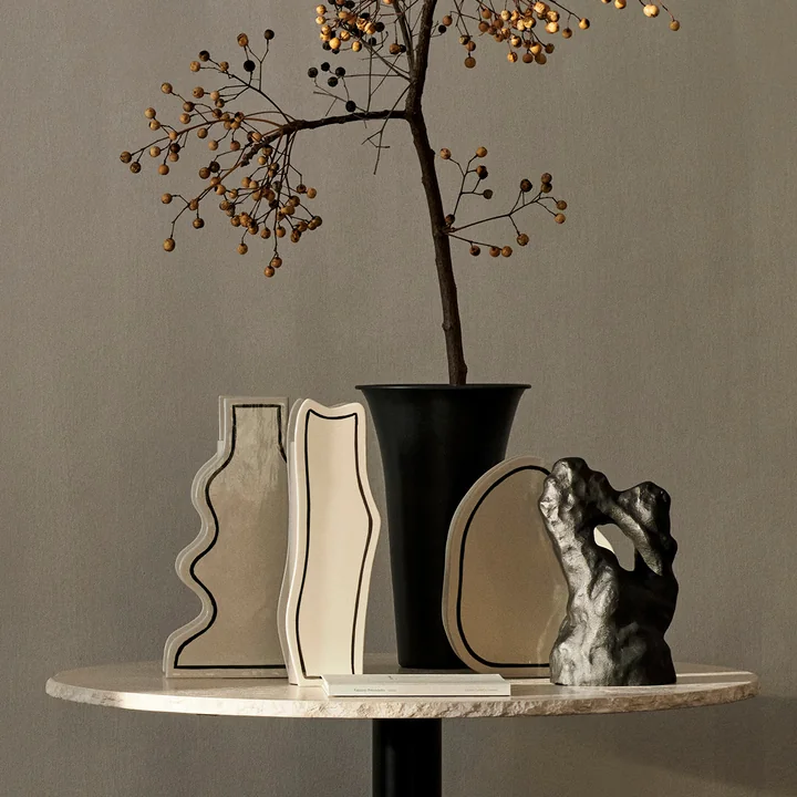 Paste Vases from Ferm Living in color off-white