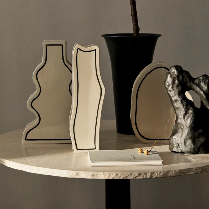 Paste Vases from Ferm Living in color off-white