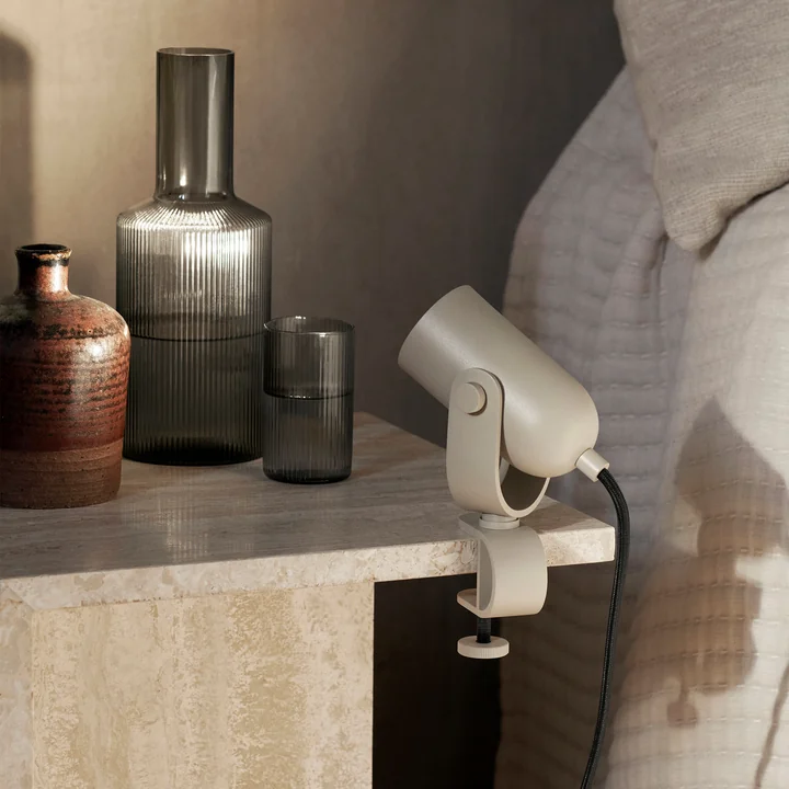 Ruuvi Table lamp from Ferm Living in the color cashmere