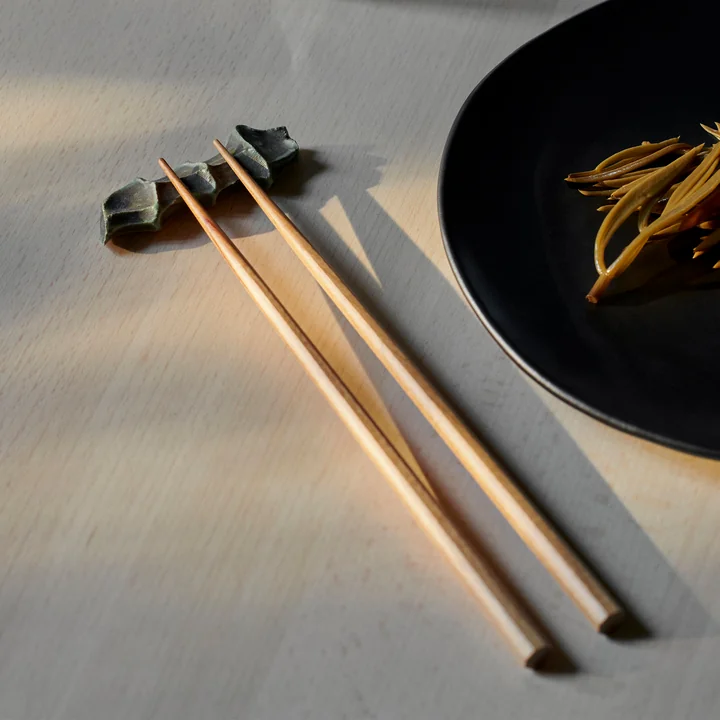 Serre Cutlery tray by Ferm Living in color moss green