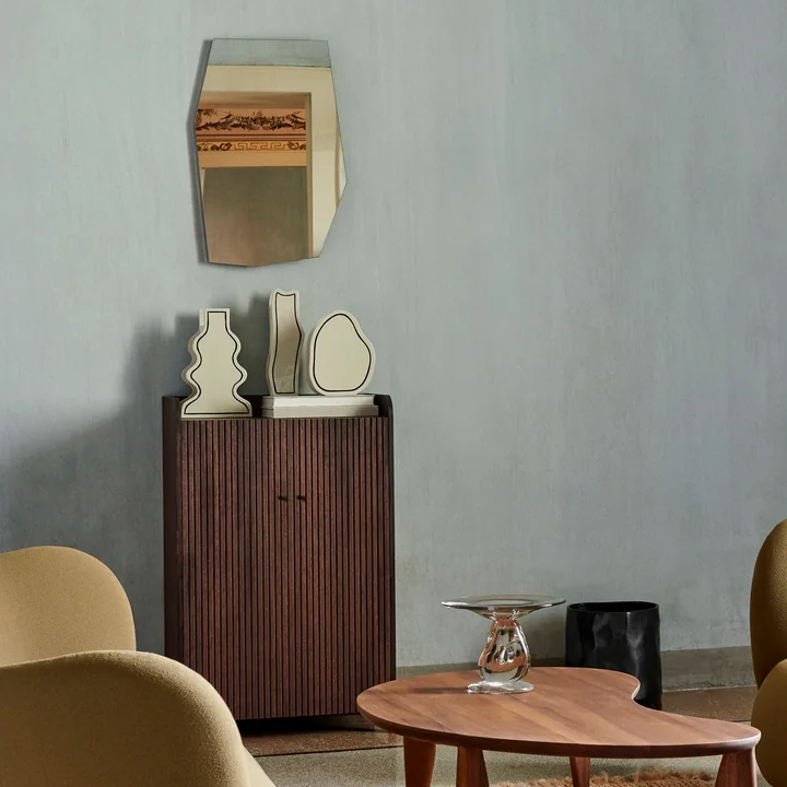 Shard Mirror from Ferm Living in color black