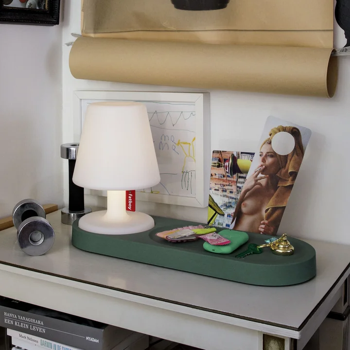 Edison the Petit Residence Storage board LED light pine green, LxWxH 46x17,5x25,1 cm from Fatboy