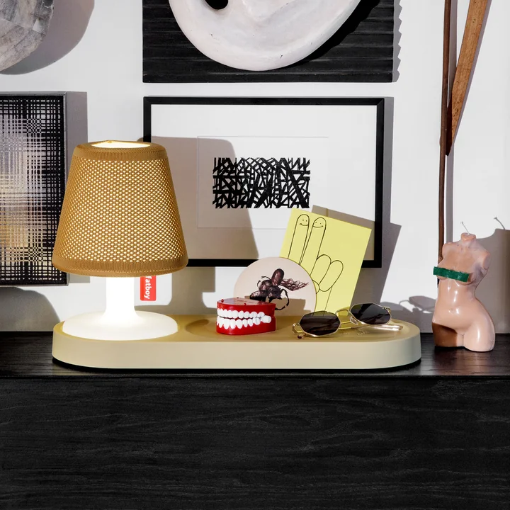 Edison the Petit Residence Storage board LED light sandy beige, LxWxH 46x17,5x25,1 cm from Fatboy