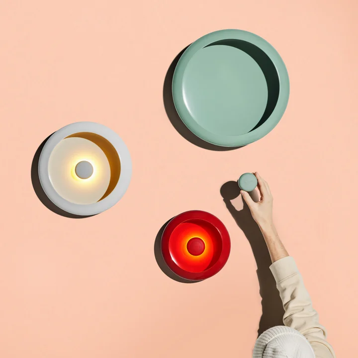 Oloha bowl with LED battery light from Fatboy