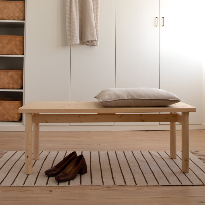 Pace Bench from Karup Design in the finish natural