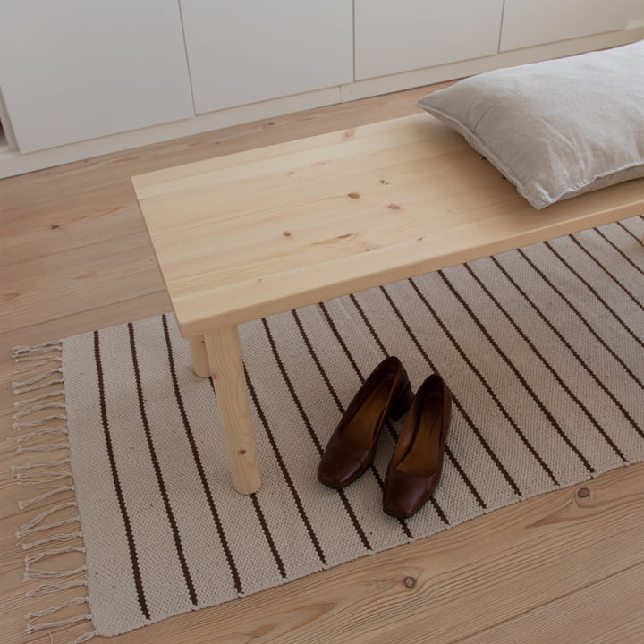 Pace Bench from Karup Design in the finish natural