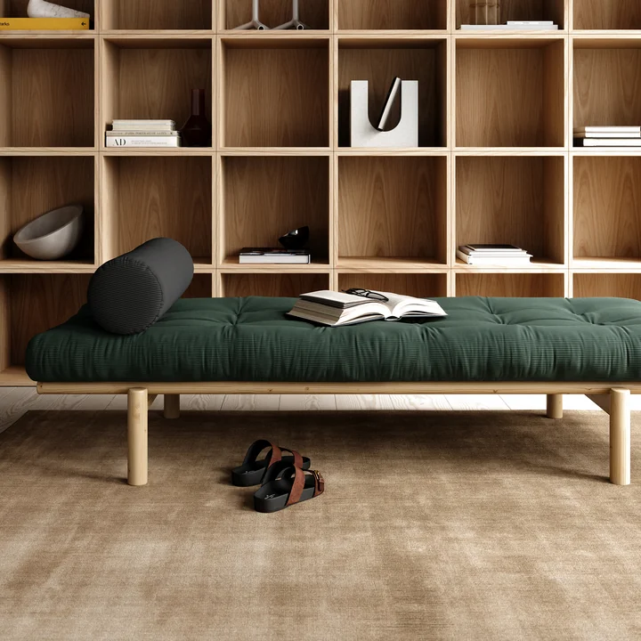 Next Daybed from Karup Design in the version natural pine / seaweed (512)