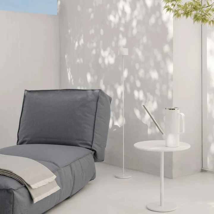 Stay Garden side table, h 45 cm Ø 40 cm, white from Blomus