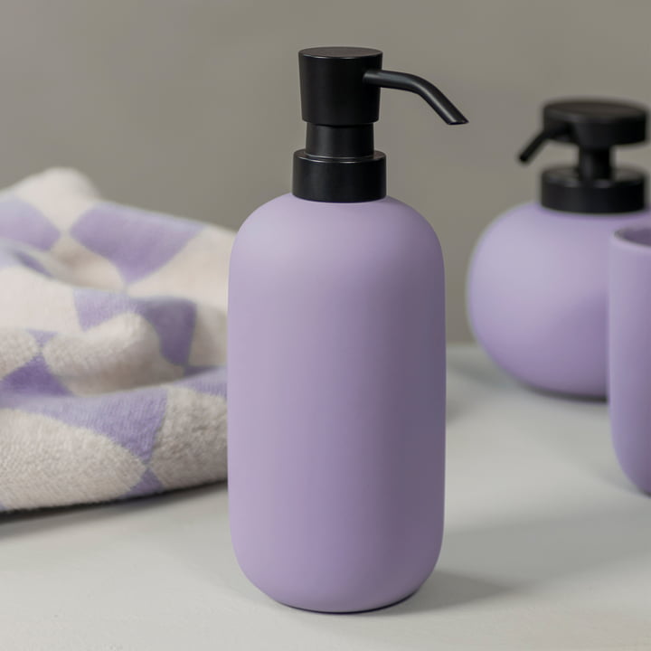 Lotus Soap dispenser high from Mette Ditmer in the version light lilac