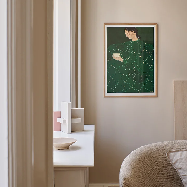 Coffee Alone At Place De Clichy By Sofia Lind from The Poster Club