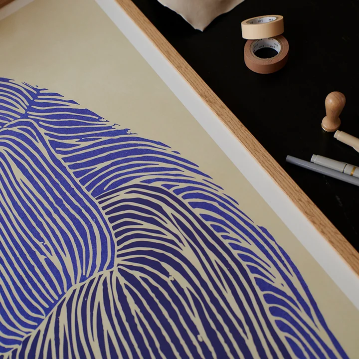 Deep Blue by Rebecca Hein from The Poster Club