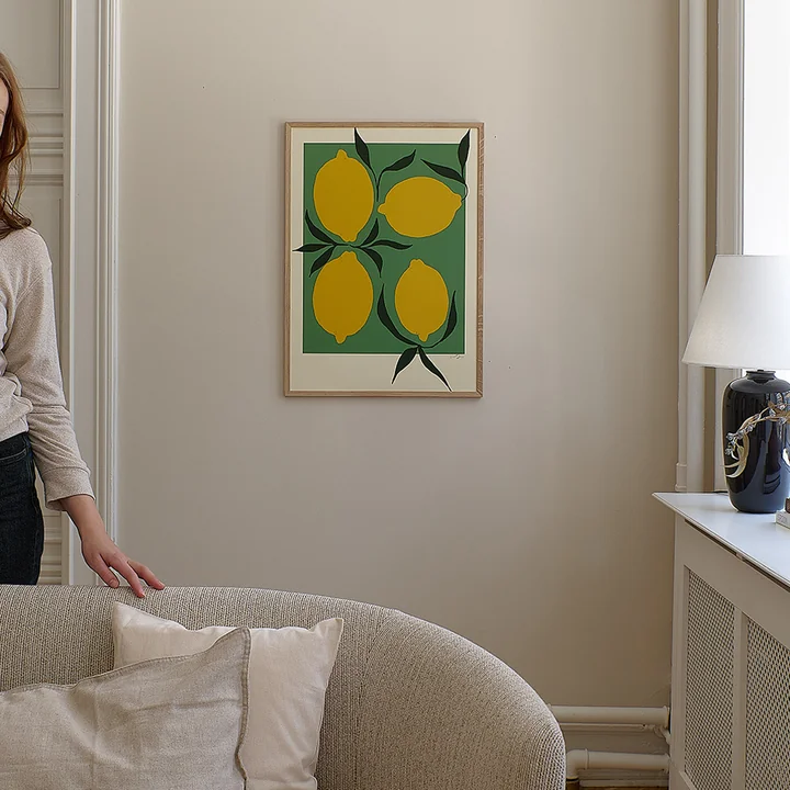 Green Lemon by Anna Mörner from The Poster Club
