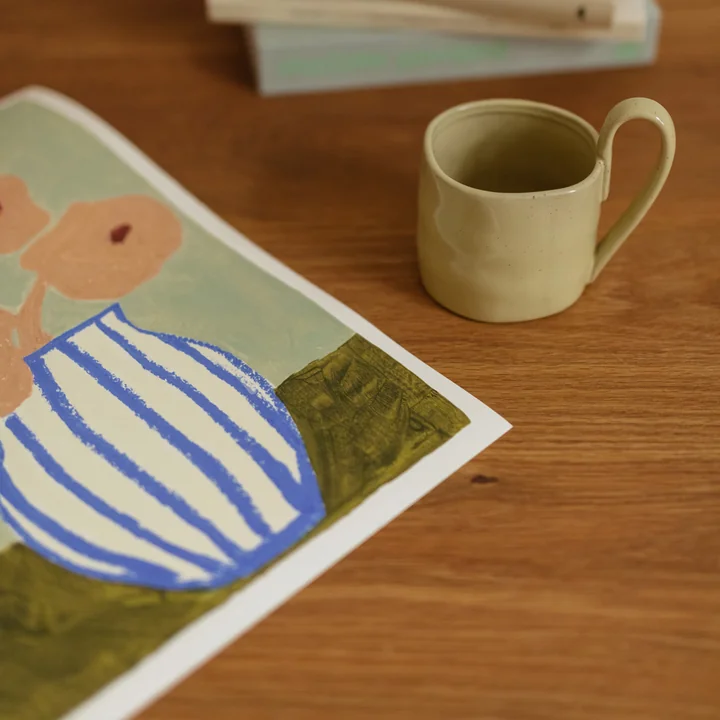 Pink Flowers by Carla Llanos from The Poster Club