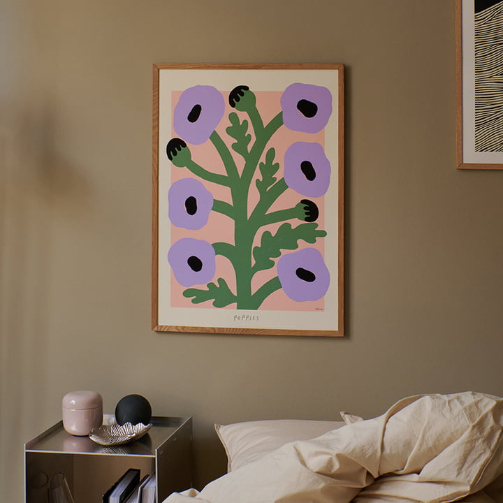 Purple Poppies by Madelen Möllard from The Poster Club