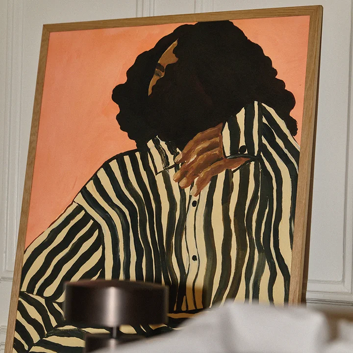 Serene Stripes by Hanna Peterson from The Poster Club