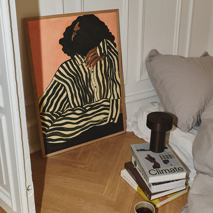 Serene Stripes by Hanna Peterson from The Poster Club