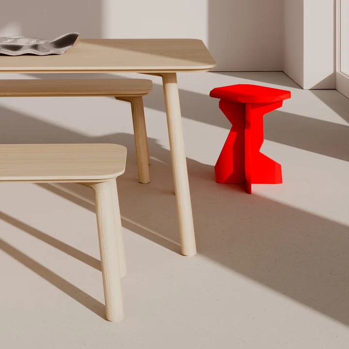 Fels Stool and Meyer 23 Bench Medium 160 cm from OUT Objekte unserer Tage