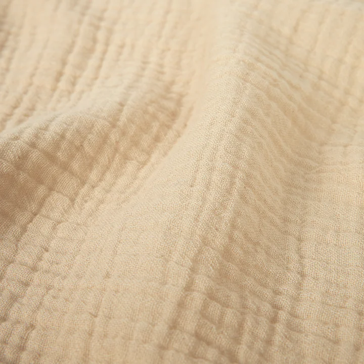 Nobodinoz - Wabi Sabi Muslin cloth, 65 x 70 cm, ginger