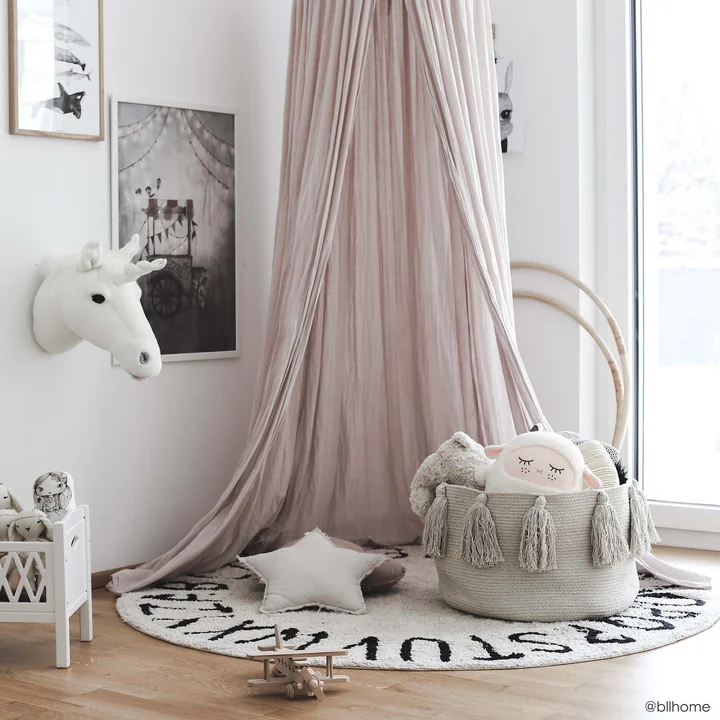 ABC Carpet, Ø 150 cm, natural / black from Lorena Canals