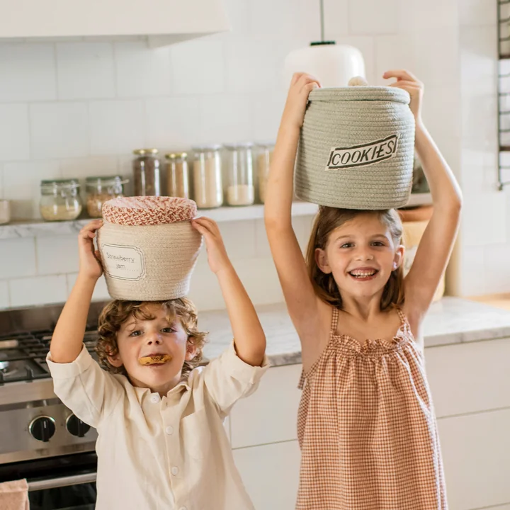 Storage basket, kitchen utensils from Lorena Canals