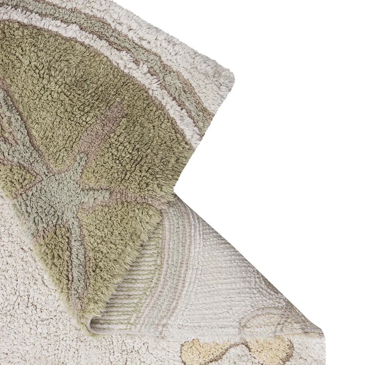 Botanic Fantasy Carpet, 140 x 200 cm, green / rose / nature from Lorena Canals