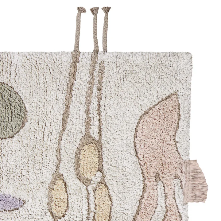 Botanic Fantasy Carpet, 140 x 200 cm, green / rose / nature from Lorena Canals