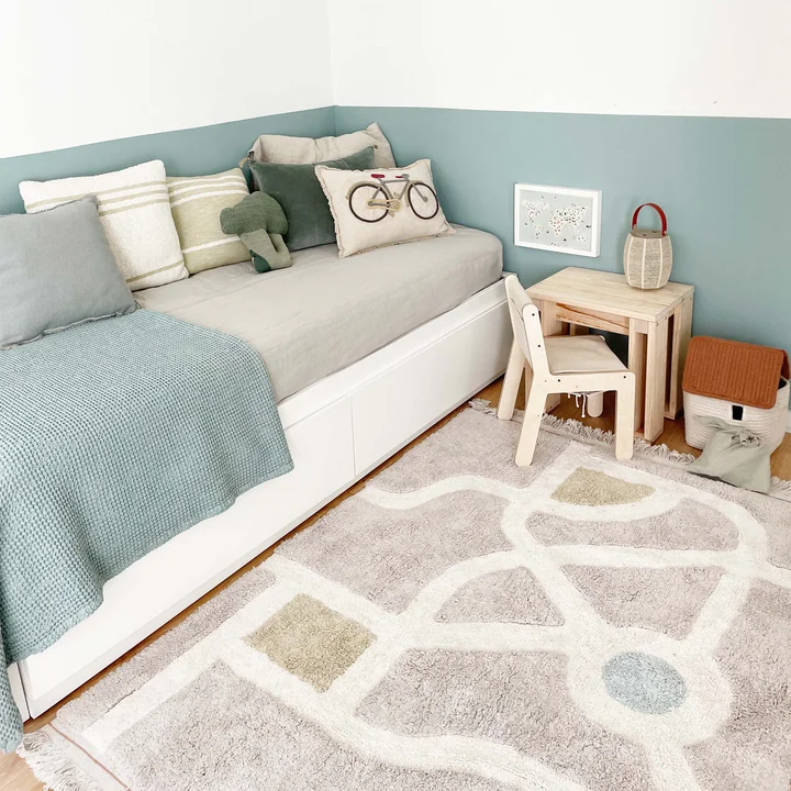 Eco-City Play rug, 120 x 170 cm, gray from Lorena Canals