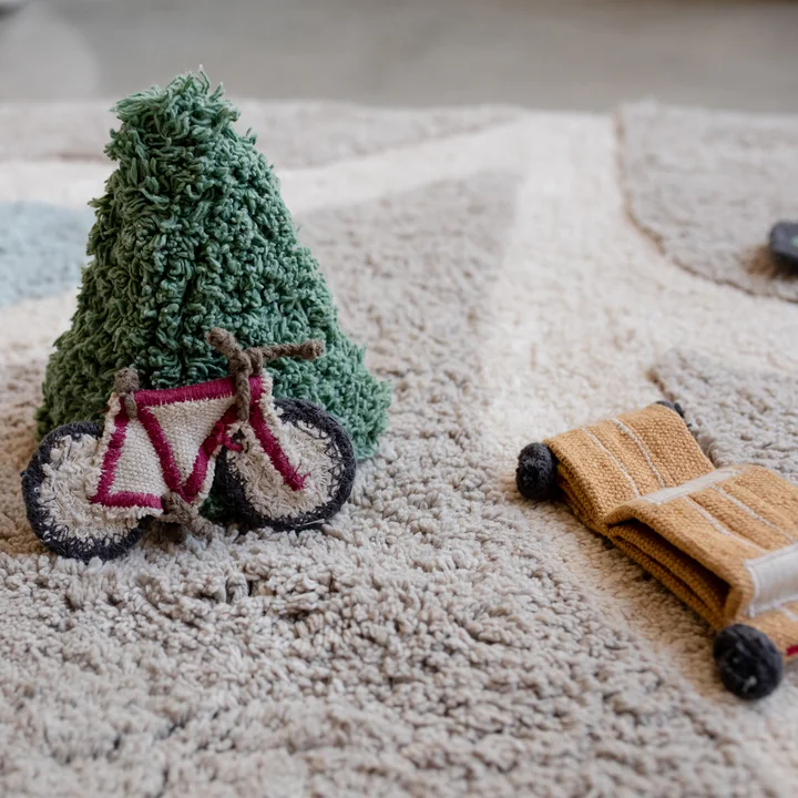 Eco-City Play rug, 120 x 170 cm, gray from Lorena Canals