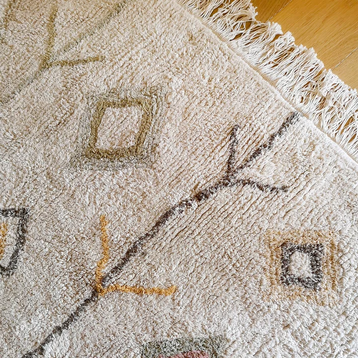 Kaarol Earth Rug, 200 x 140 cm, natural by Lorena Canals