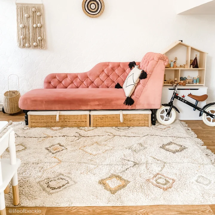 Kaarol Earth Rug, 200 x 140 cm, natural by Lorena Canals