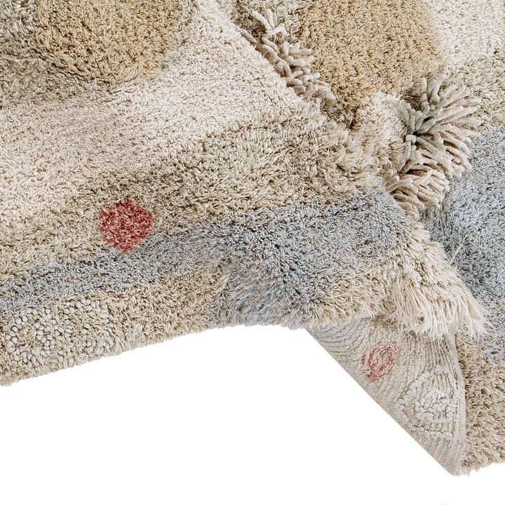 Path of Nature Play rug, 120 x 160 cm, nature / green / rose from Lorena Canals