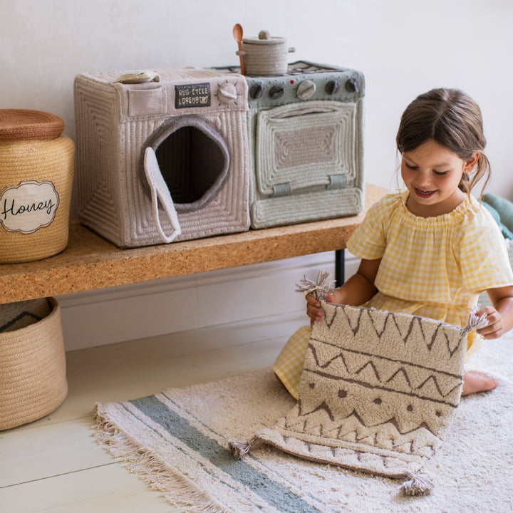 Play and storage basket from Lorena Canals