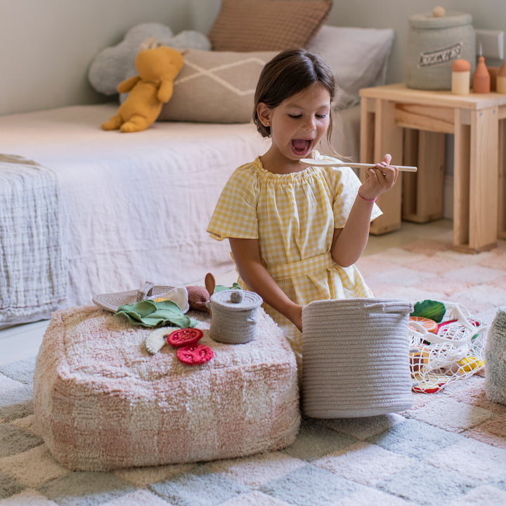 Play and storage basket, Little Chef, natural by Lorena Canals