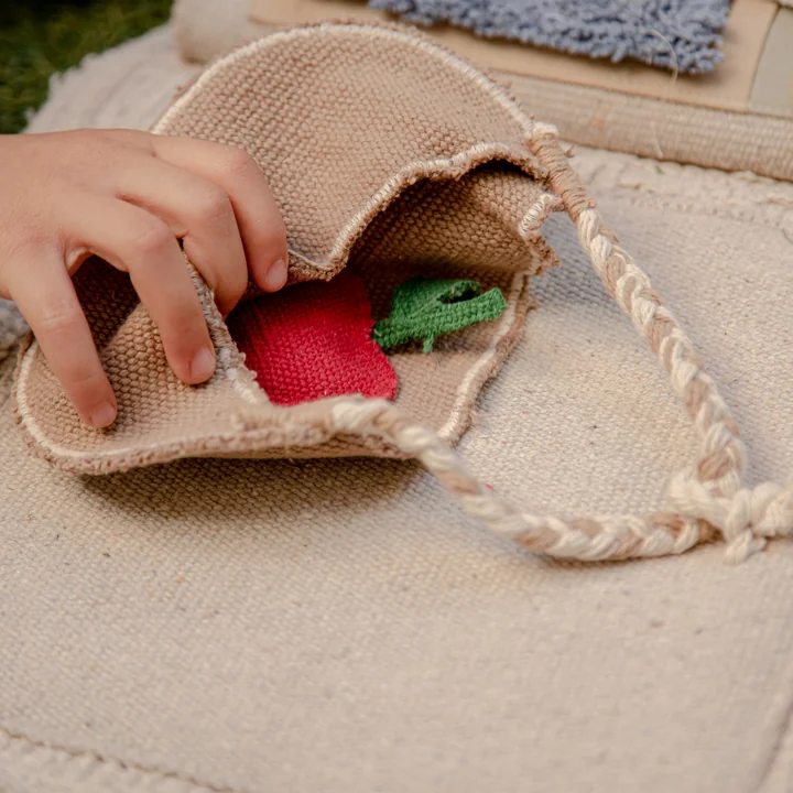 Fabric book Cool kids eat healthy, 30 x 27 cm from Lorena Canals