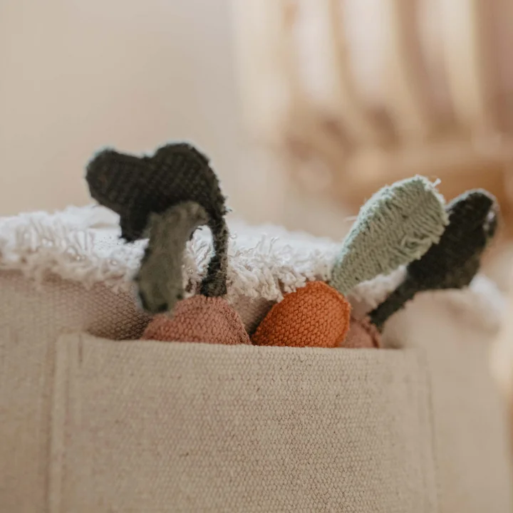 Tic-Tac-Toe Pouf, 50 x 50 cm, natural from Lorena Canals