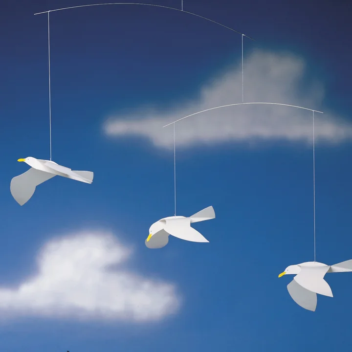 Soaring Seagulls Mobile from Flensted Mobiles