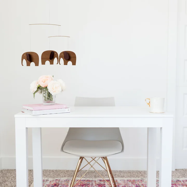 Elephants meeting mobile from Flensted Mobiles