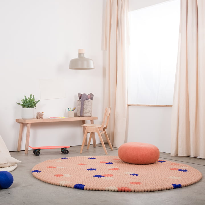 myfelt - Terra Felt ball rug round