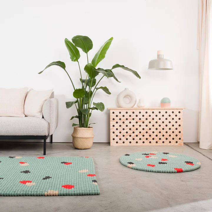 myfelt - Terra Felt ball rug round