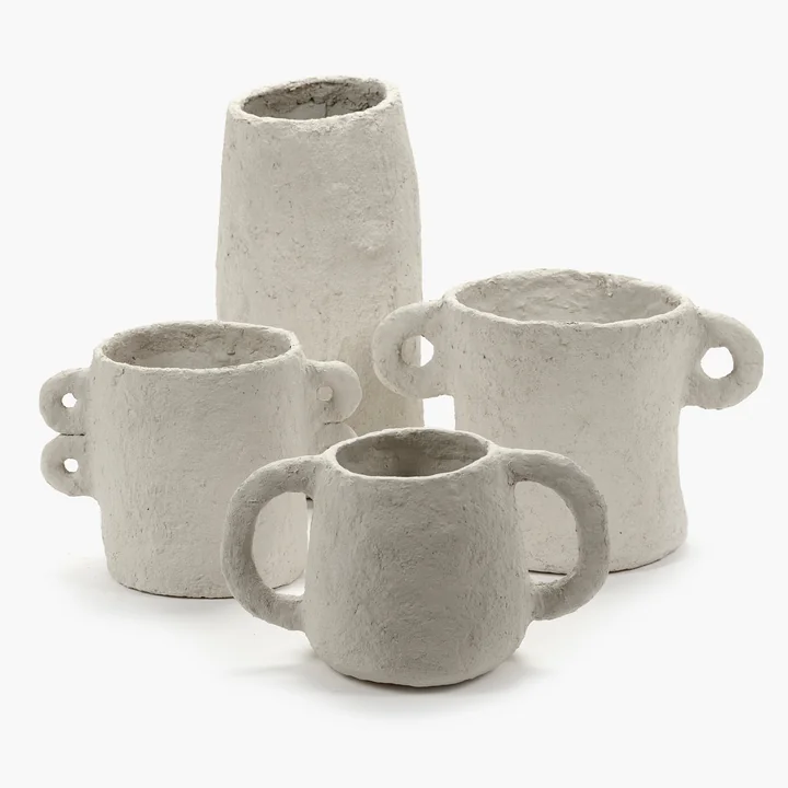 Earth Flower pot from Serax in the color beige