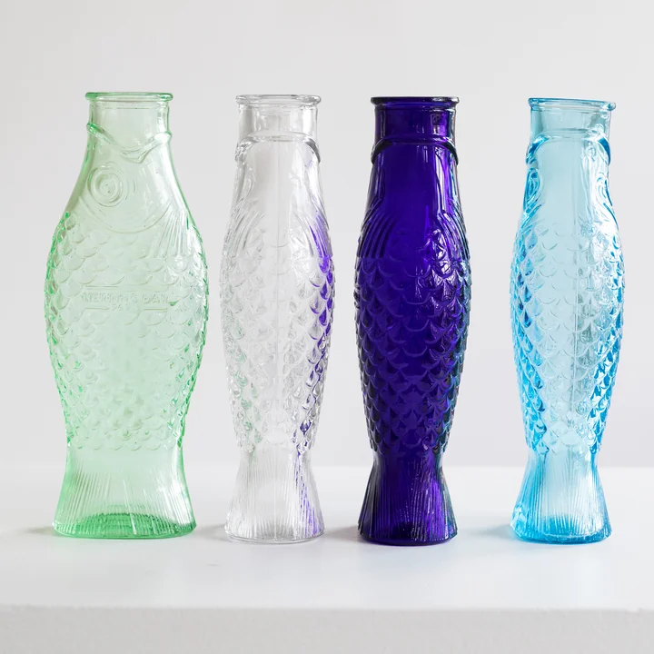 Fish & Fish Serax glass bottle