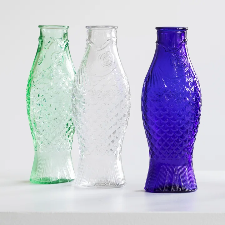 Fish & Fish Serax glass bottle