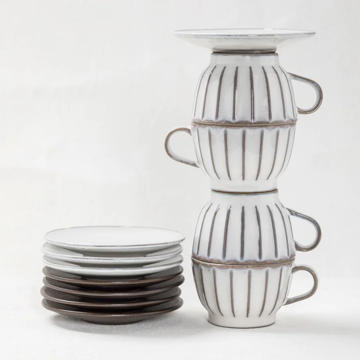 Inku Espresso cup with saucer from Serax