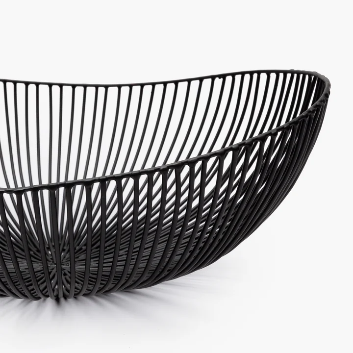 Meo Basket from Serax in the color black