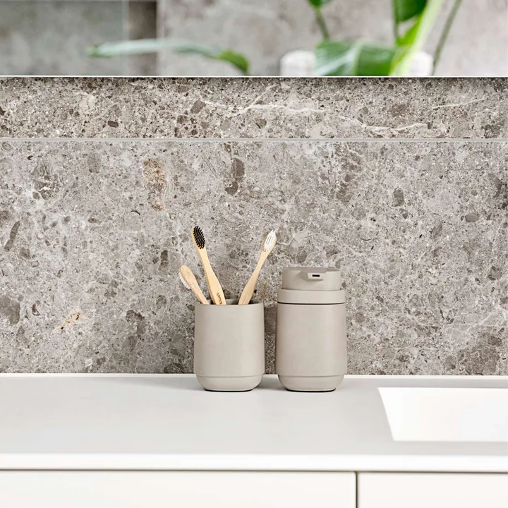 Zone Denmark - Time Toothbrush mug and soap dispenser