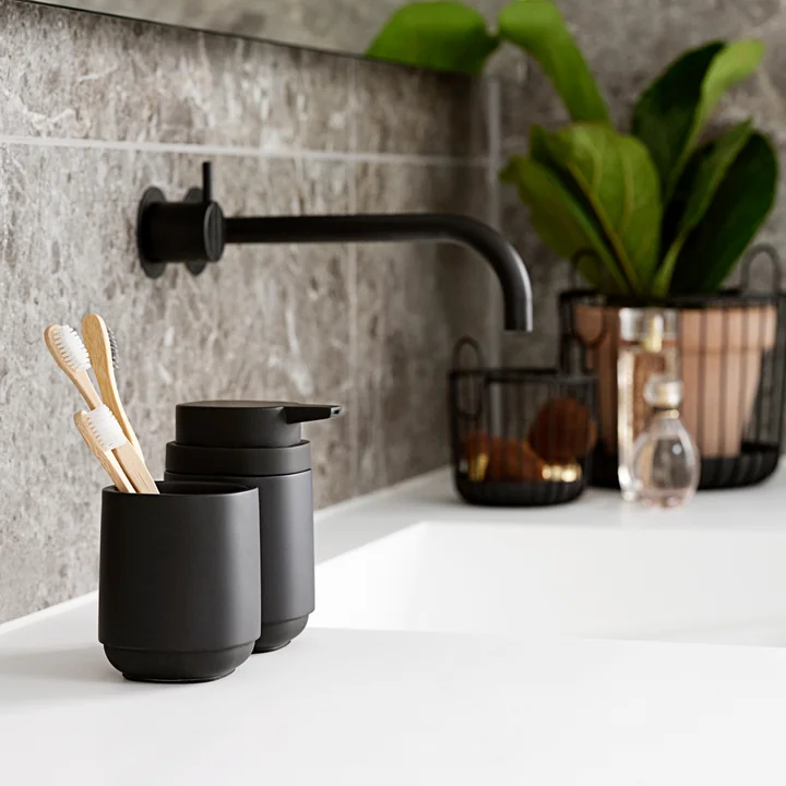 Zone Denmark - Time Toothbrush mug and soap dispenser